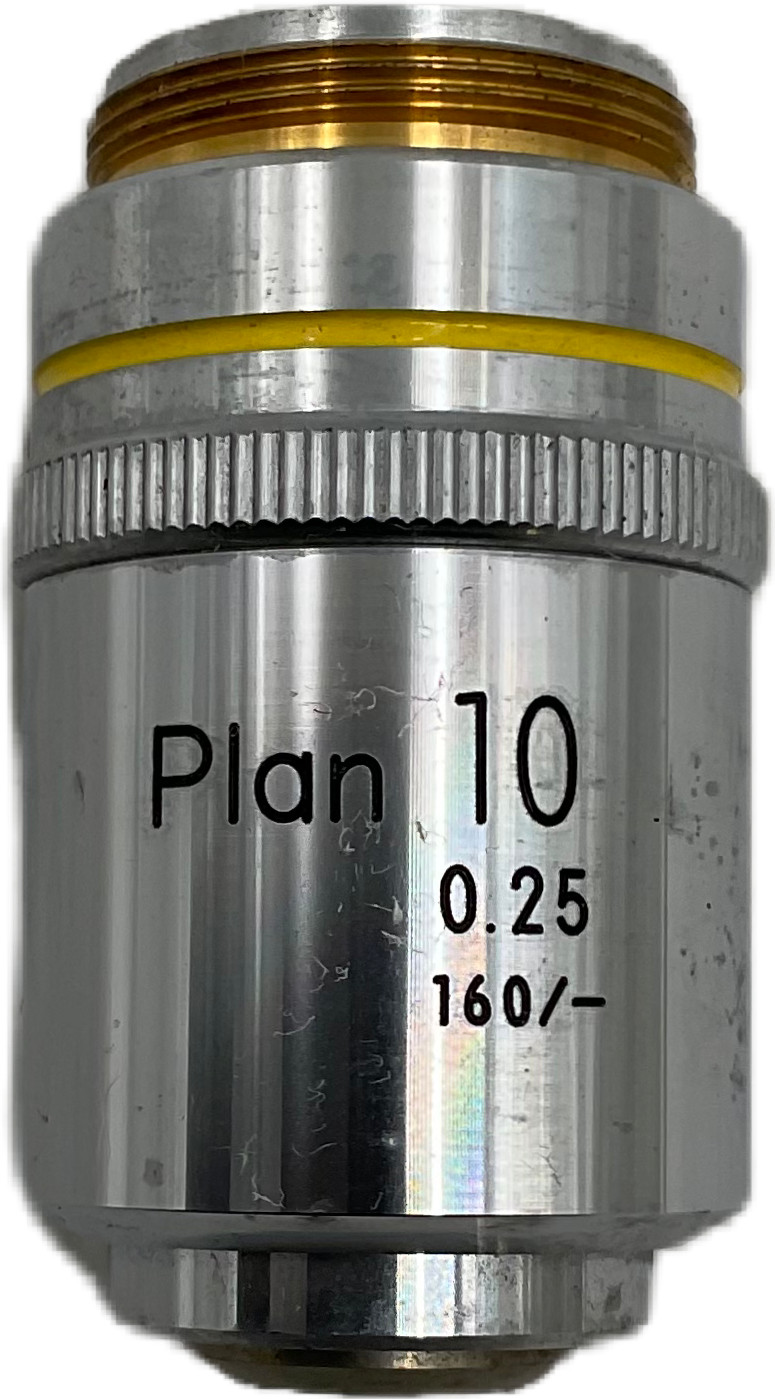 Nikon Plan 10x 0.25 160/- Microscope Objective Lens