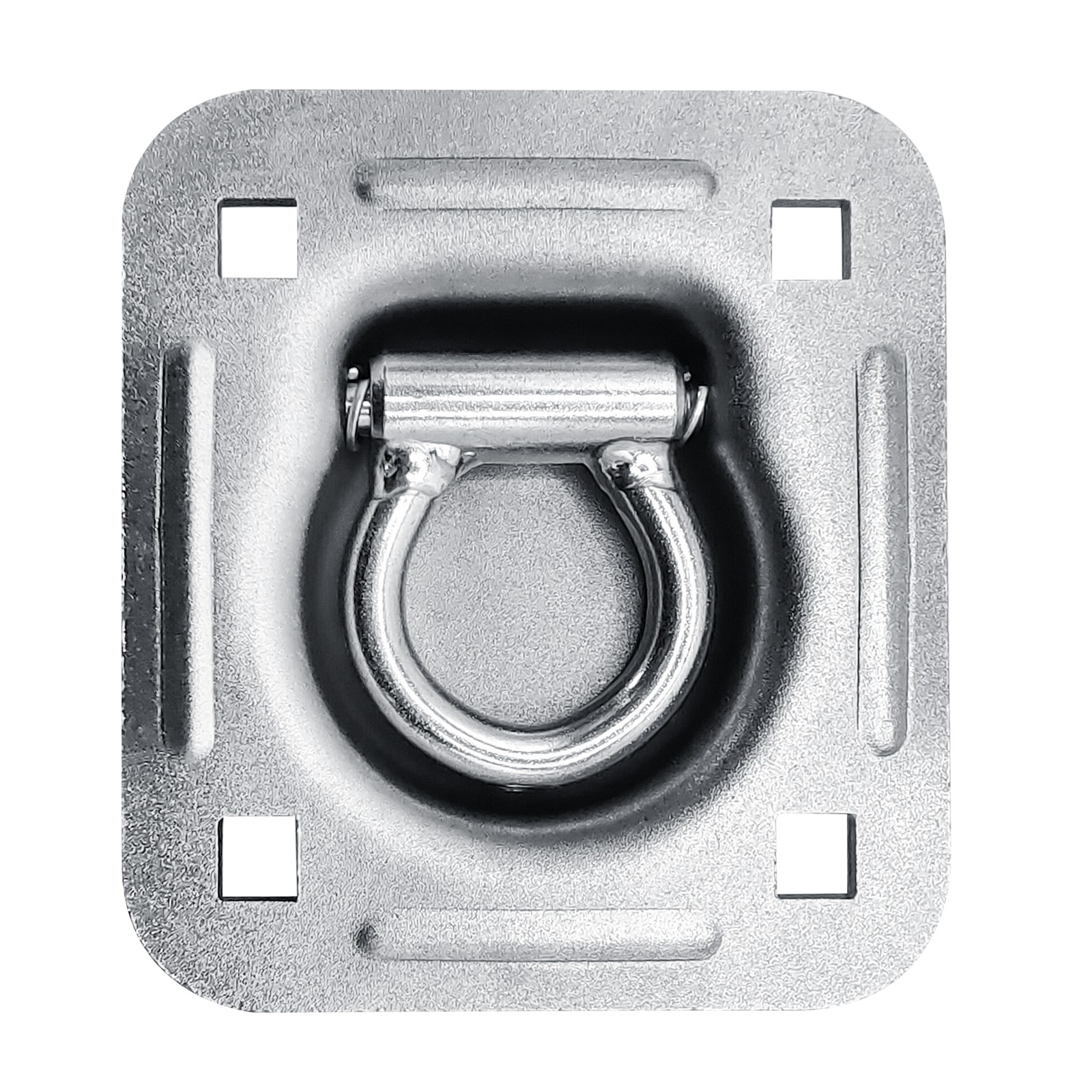 Cargo Trailer Tie Down Anchors 4 Pack Recessed D-Ring with Mounting Hardware