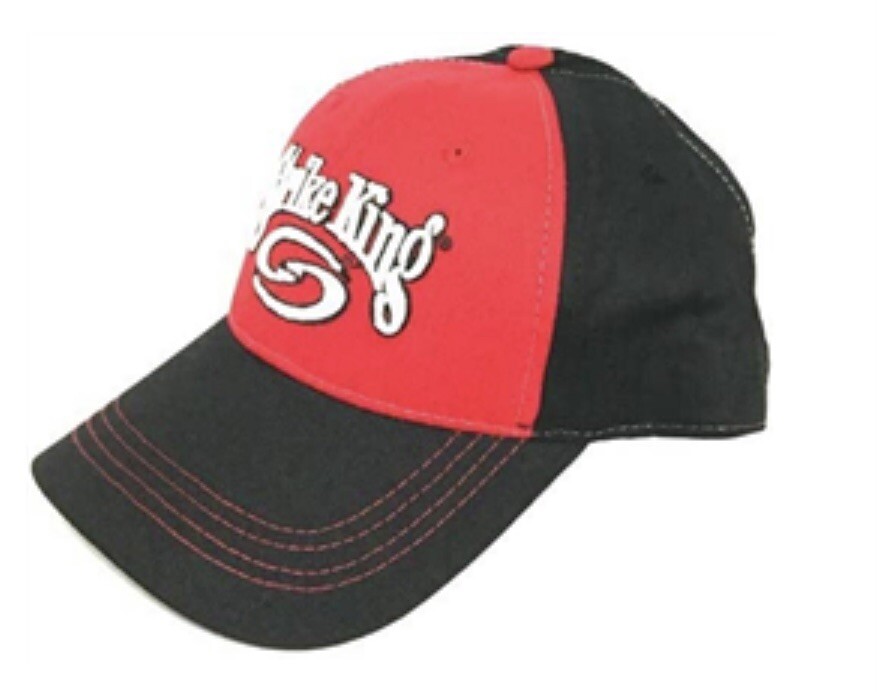 Strike King Fishing Cap Hat Red & Black