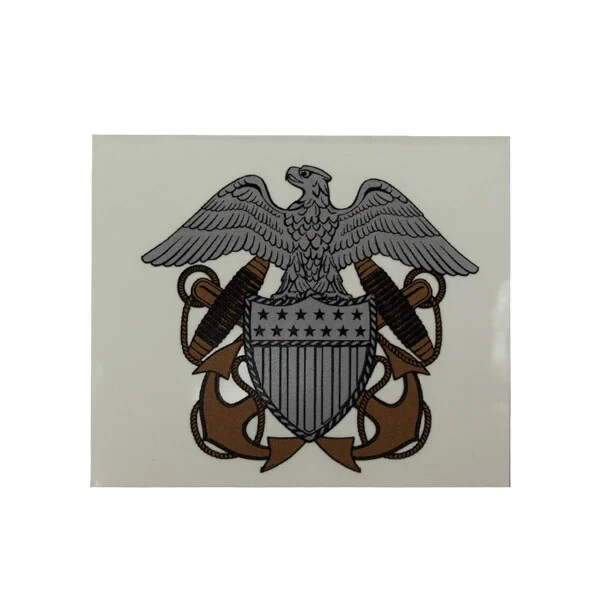 Navy Construction Cap Hat Decal Officer Sticker