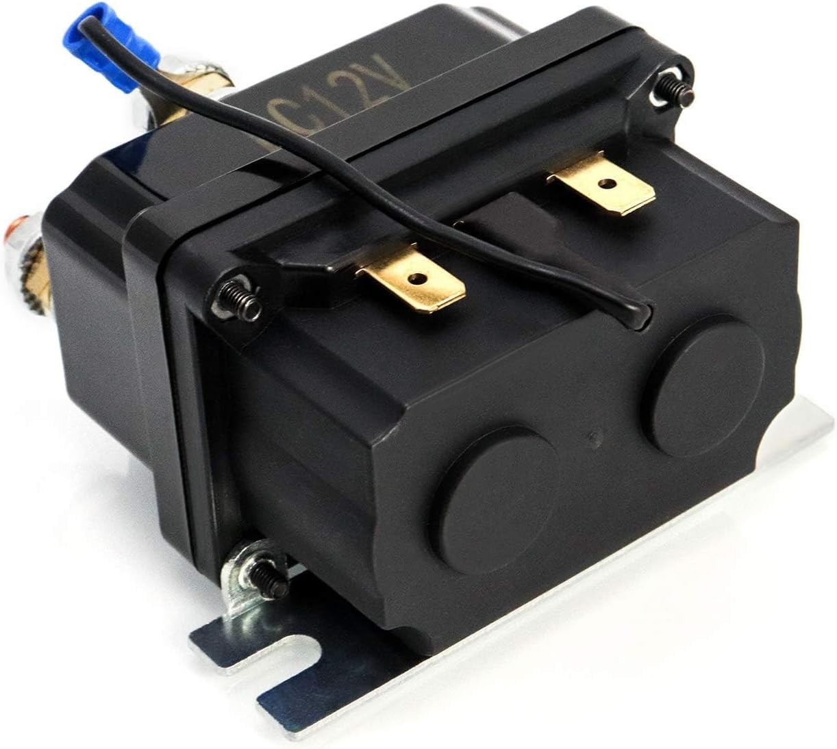 Efficient 12V 250A Silver-Plated Relay for Reliable Winch Control - Lightweight