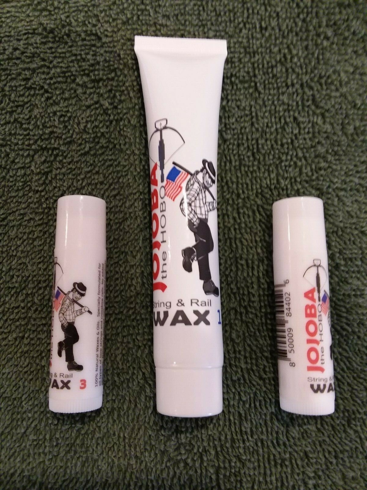 String & Rail Wax JoJoBa Hobo Archery Products For Crossbow 2 Wax & 1 Gel Kit