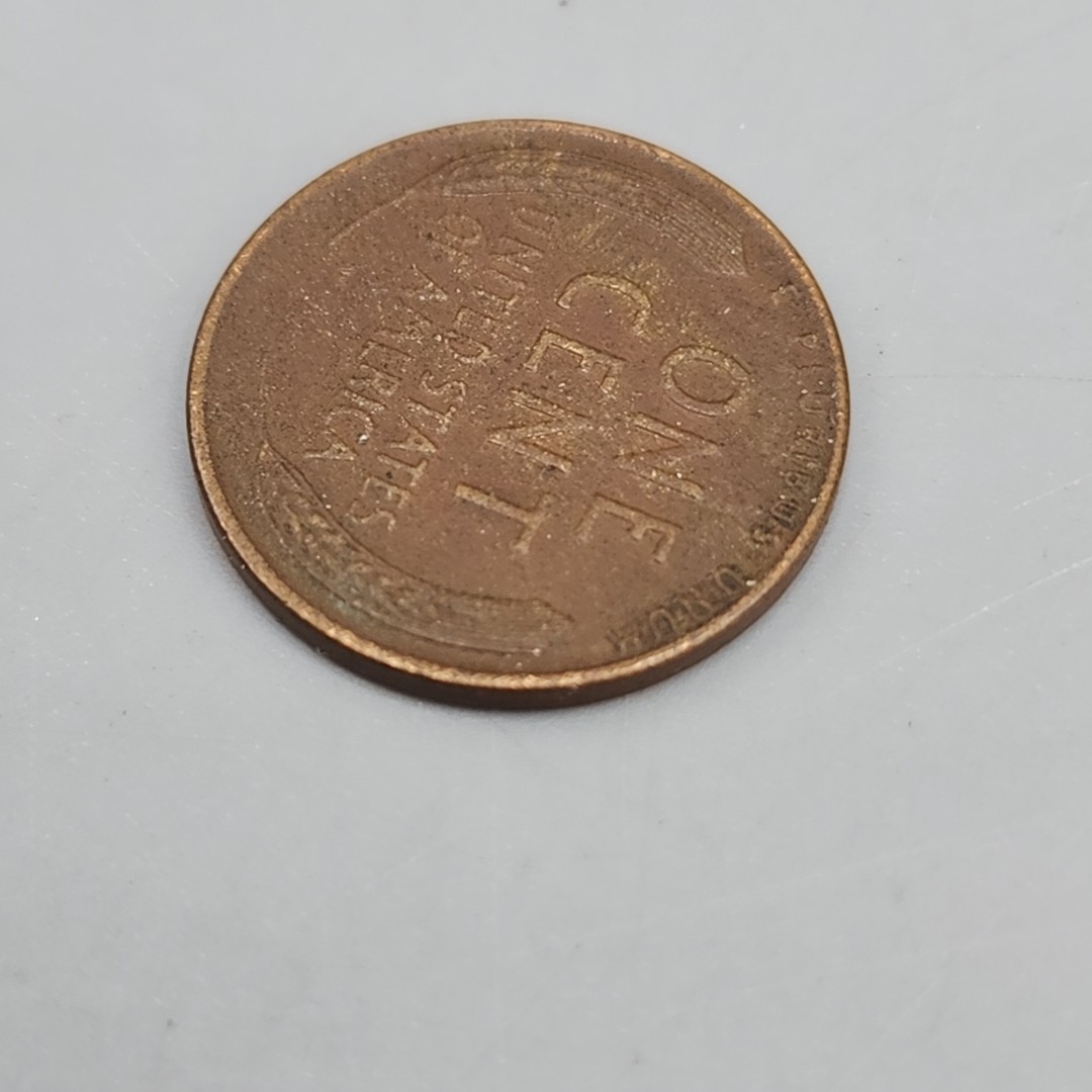1929 Lincoln Wheat Cent Penny Delamination Error Coin