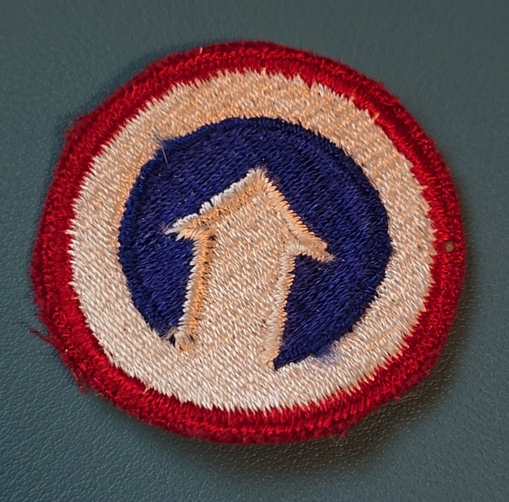 US army 1st Logistical Command Patch-Cut Edge-Snow Back-Vietnam Era No Glow