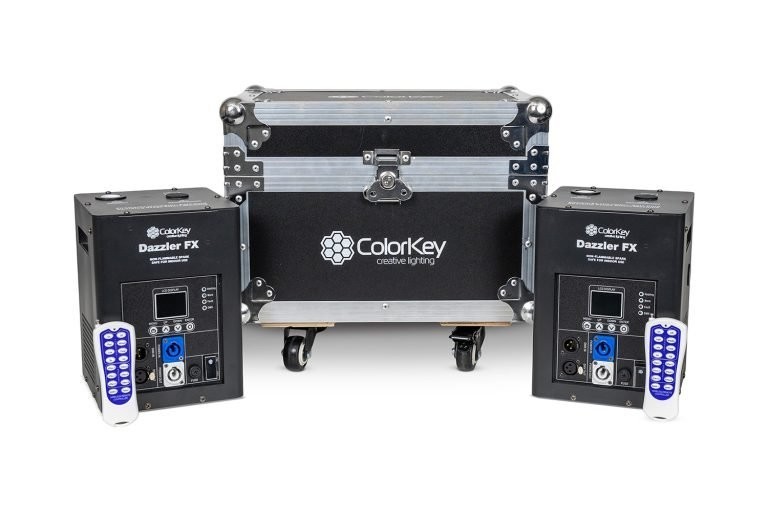 ColorKey Dazzler FX MKII 2-Pack with Road Case (Black)