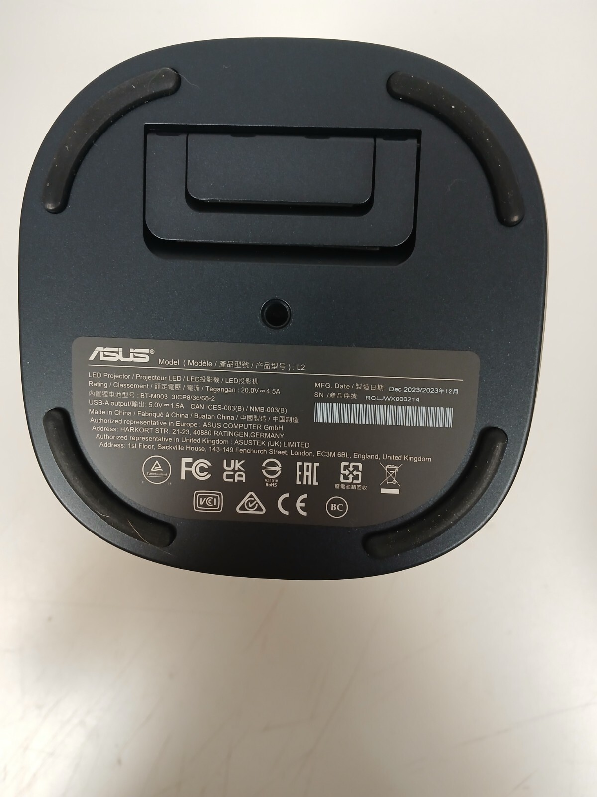 ASUS ZenBeam L2 LED Portable Projector With Bag