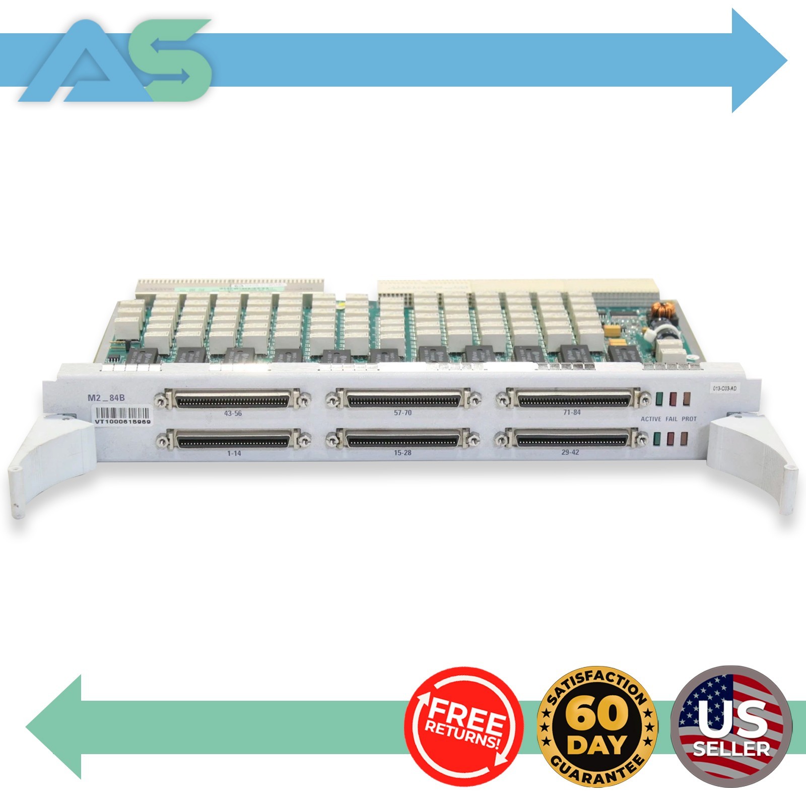 ECI Telecom M2_84B Interface Slot Module Designation Card