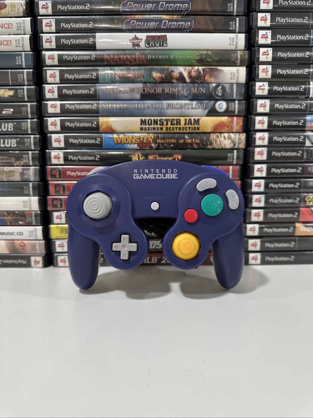 Official OEM Nintendo GameCube Controller | Purple / Indigo/ Clear | DOL-003