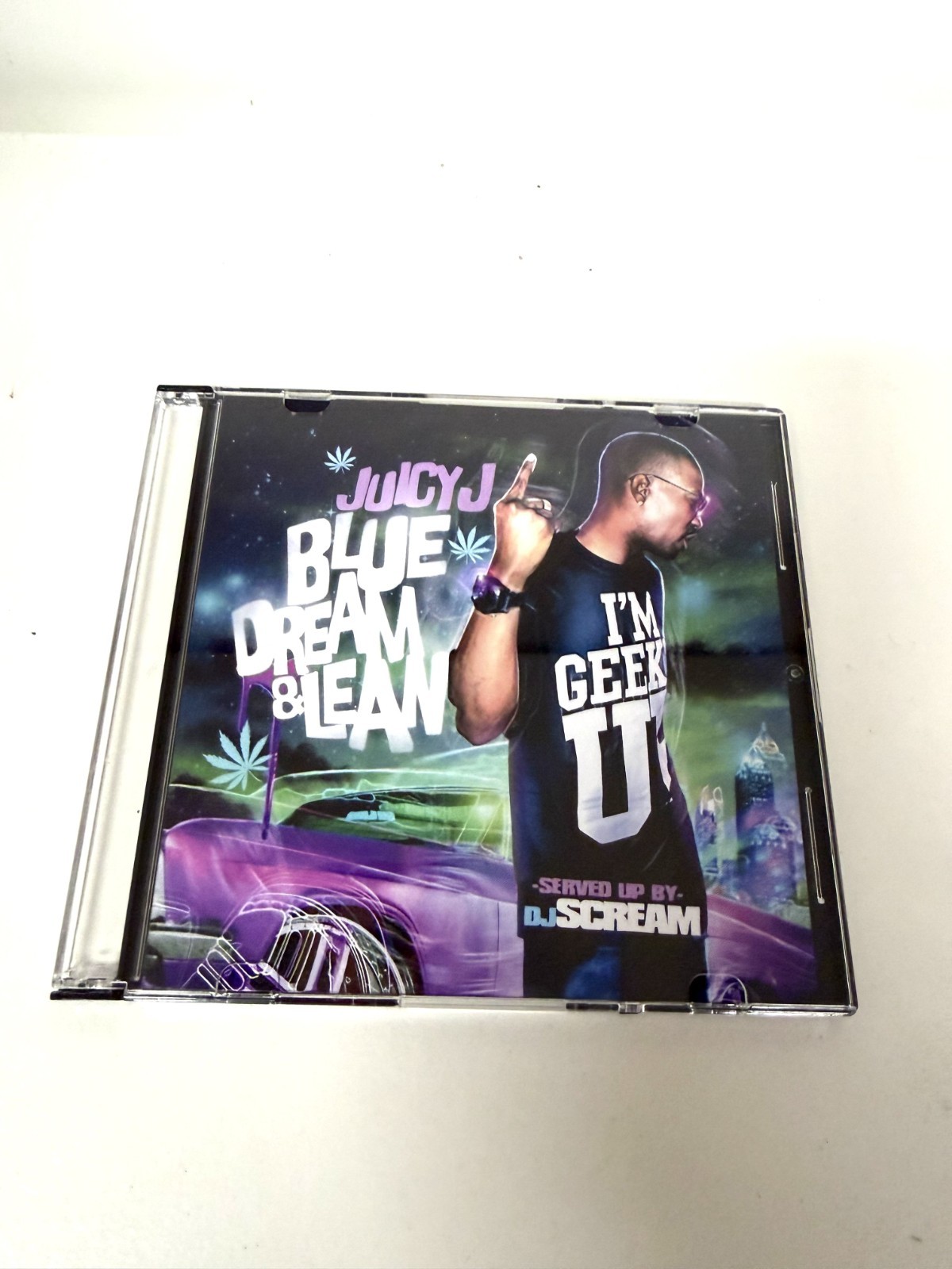 DJ SCREAM JUICY J BLUE DREAM AND LEAN MIXTAPE MIX CD PROMO