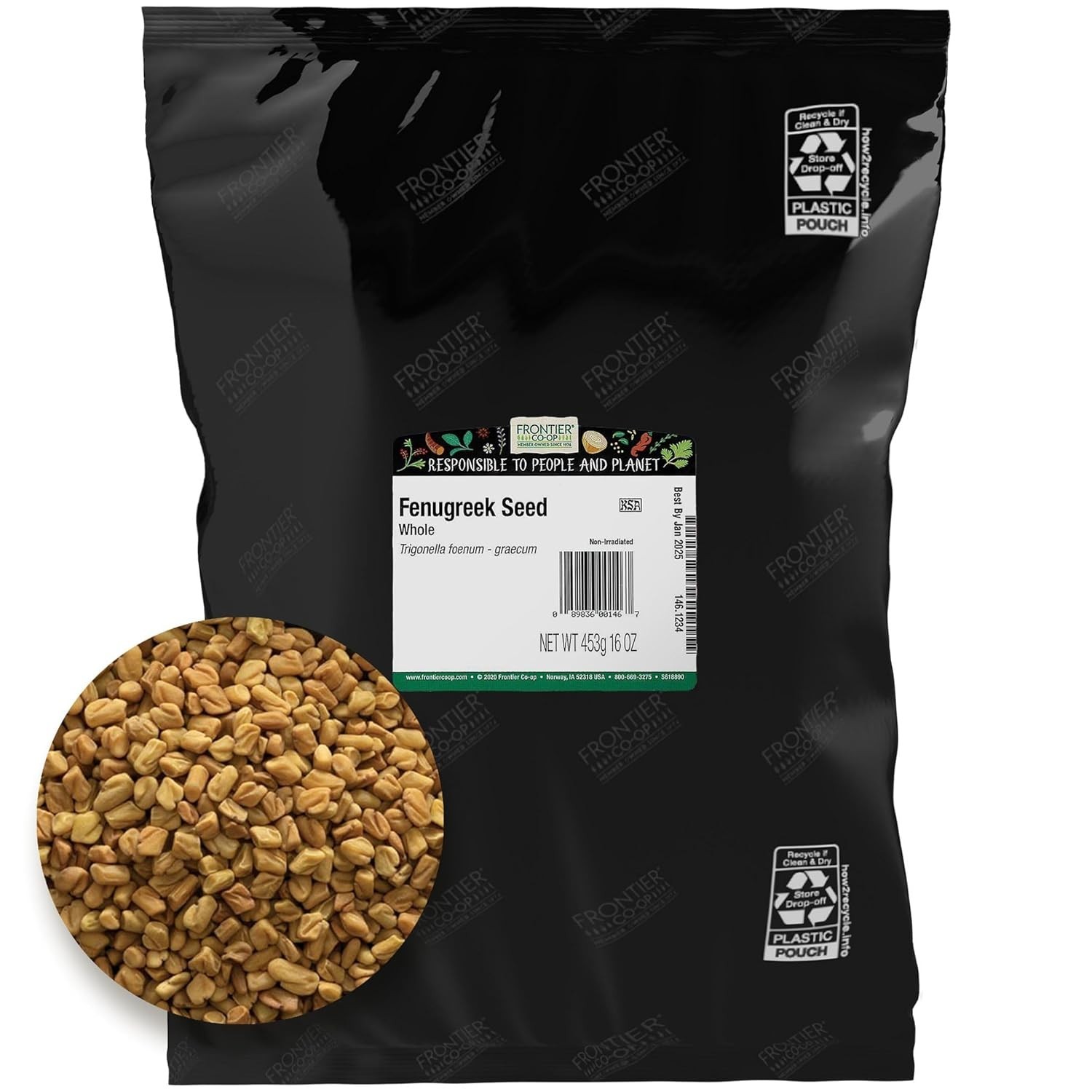 Fenogreco semilla semillas de fenogreco 1Libras sin gluten Organico 100% natural