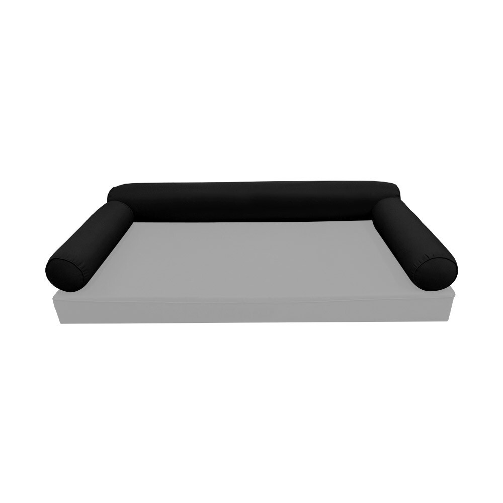 |COVER ONLY| STYLE 6 Queen Bolster Pillow Daybed Porch Swing Pipe Trim AD109
