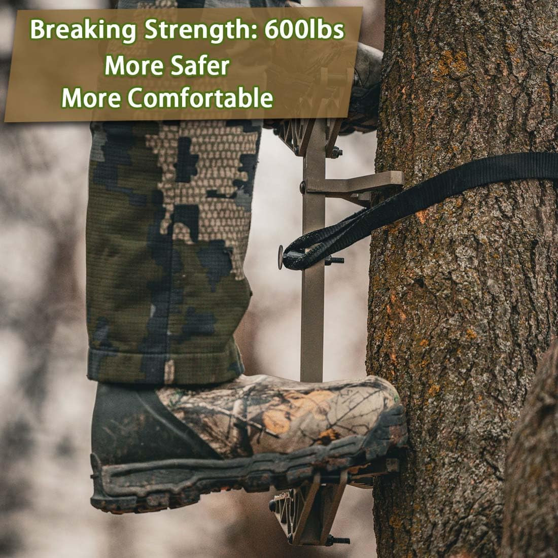 Climbing Stick Straps, Tree Stand Strap, Climbing Steps Replacement Strap, Climb