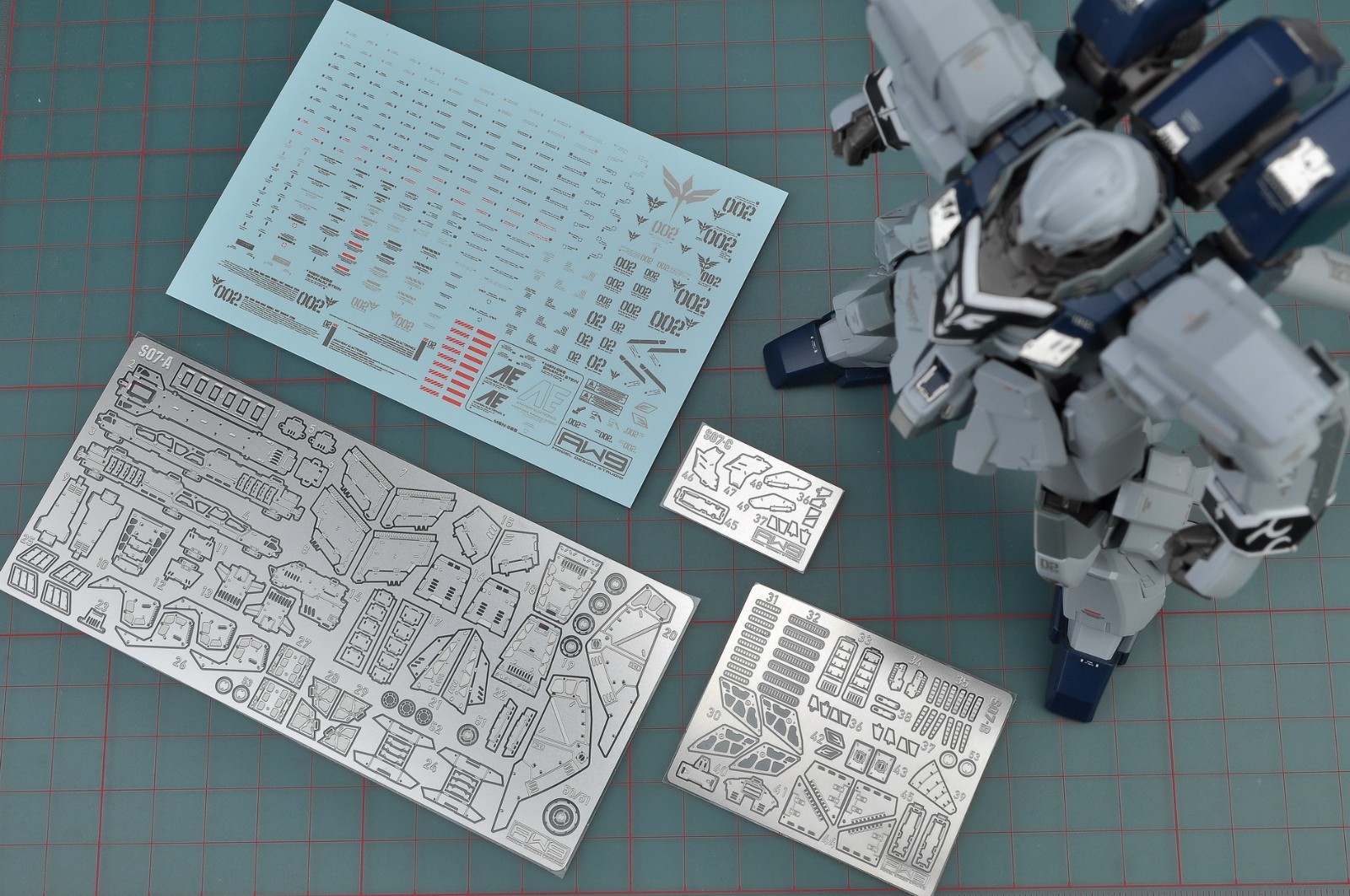1/144 Upgrade Kits for HG Sinanju Stein (PE+Decal) Modeling Accessory S07
