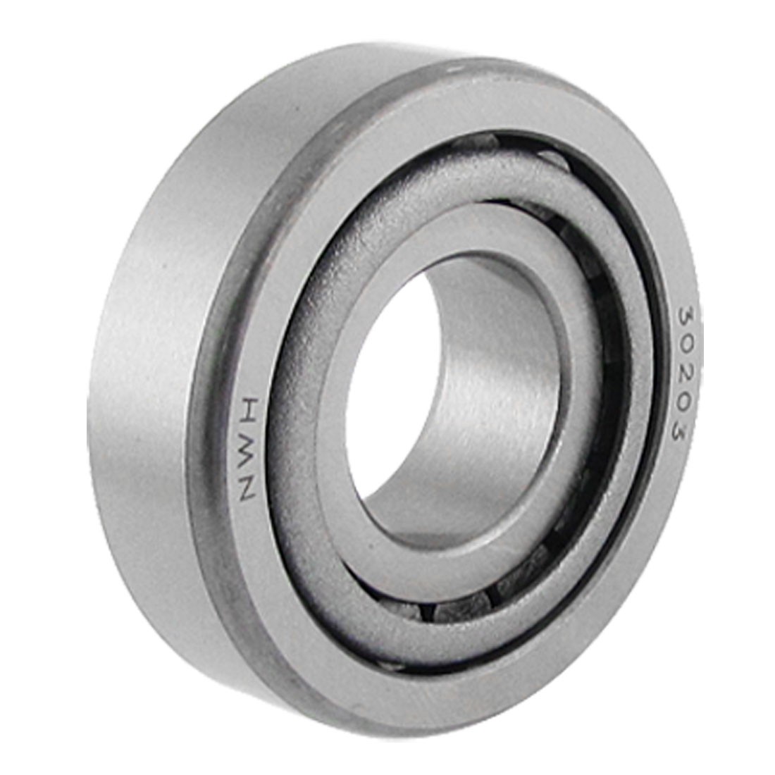 Silver Tone 17mm x 40mm x 12mm Tapered Taper Roller Bearing 30203