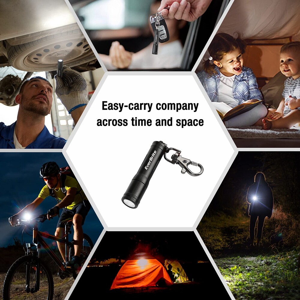 EverBrite Mini LED Flashlight High Lumen EDC Keychain Flashlight Pocket Penlight
