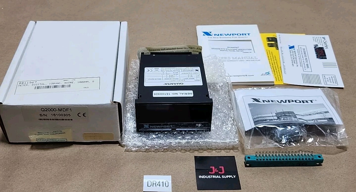 *NEW* Newport Quanta Q2000-MDF1 Digital Panel Meter RTD -328°F +1526°F +Warranty