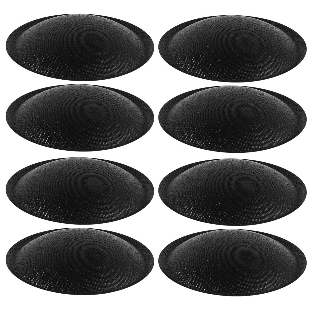 8Pcs Reusable Speaker Dust Caps Black for 45Mm Coil Protection and Audio Repair