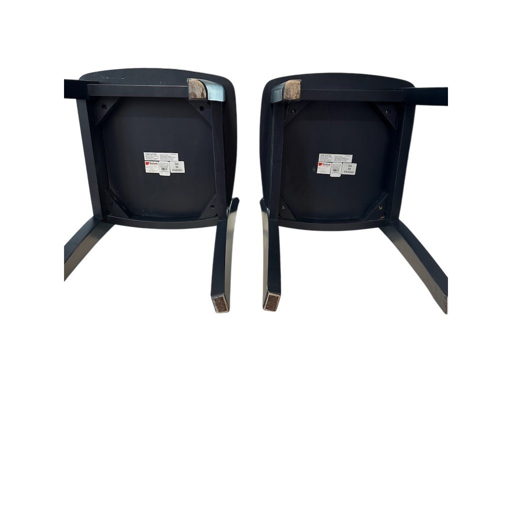 Pottery Barn Carolina Kids Chair Set of 2 Navy Slat-Back Wood Dining. $198 Orig.