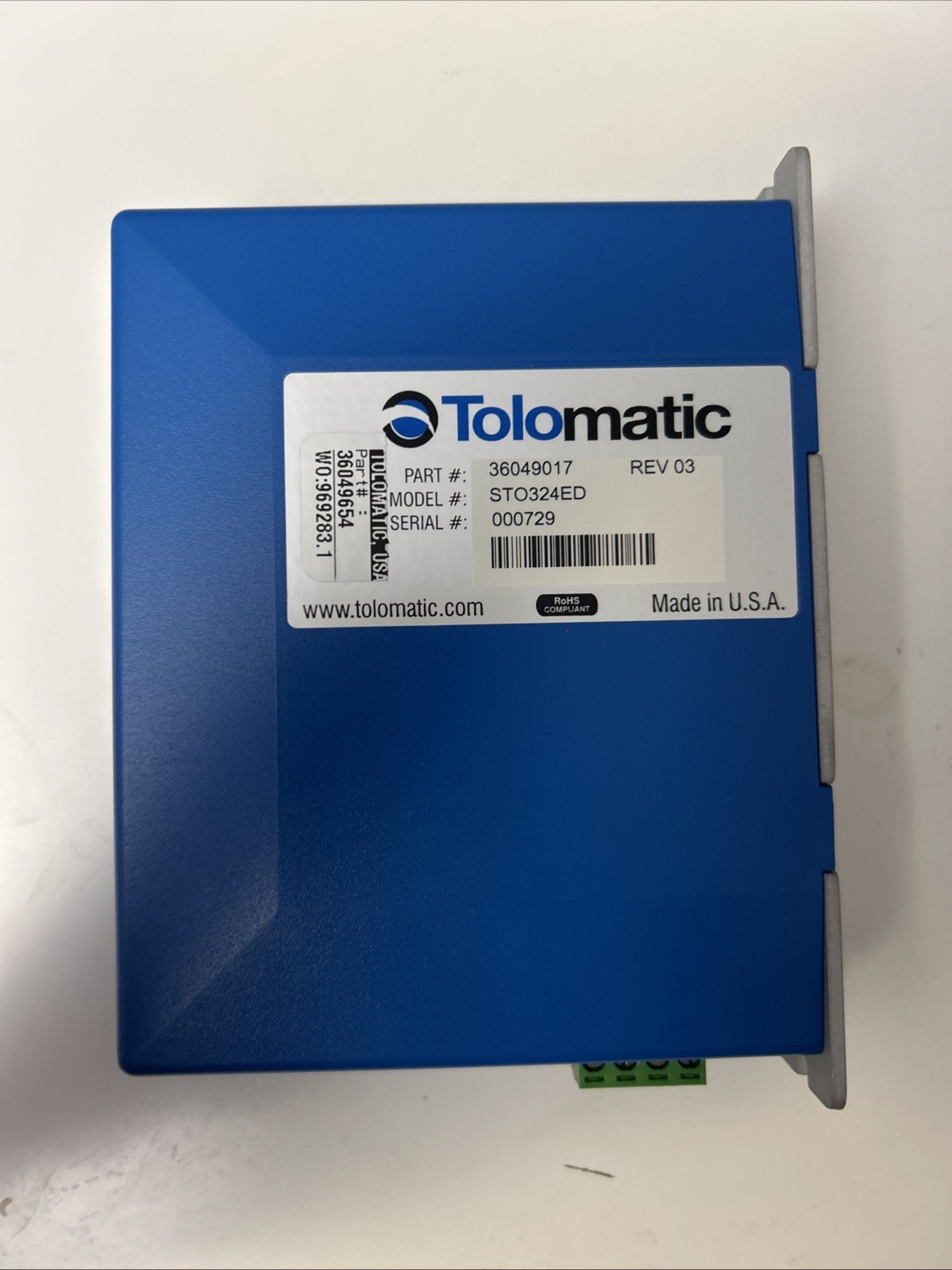 Tolomatic 36049651 Rev 03 ACS Stepper Drive Controller, ST0324SD