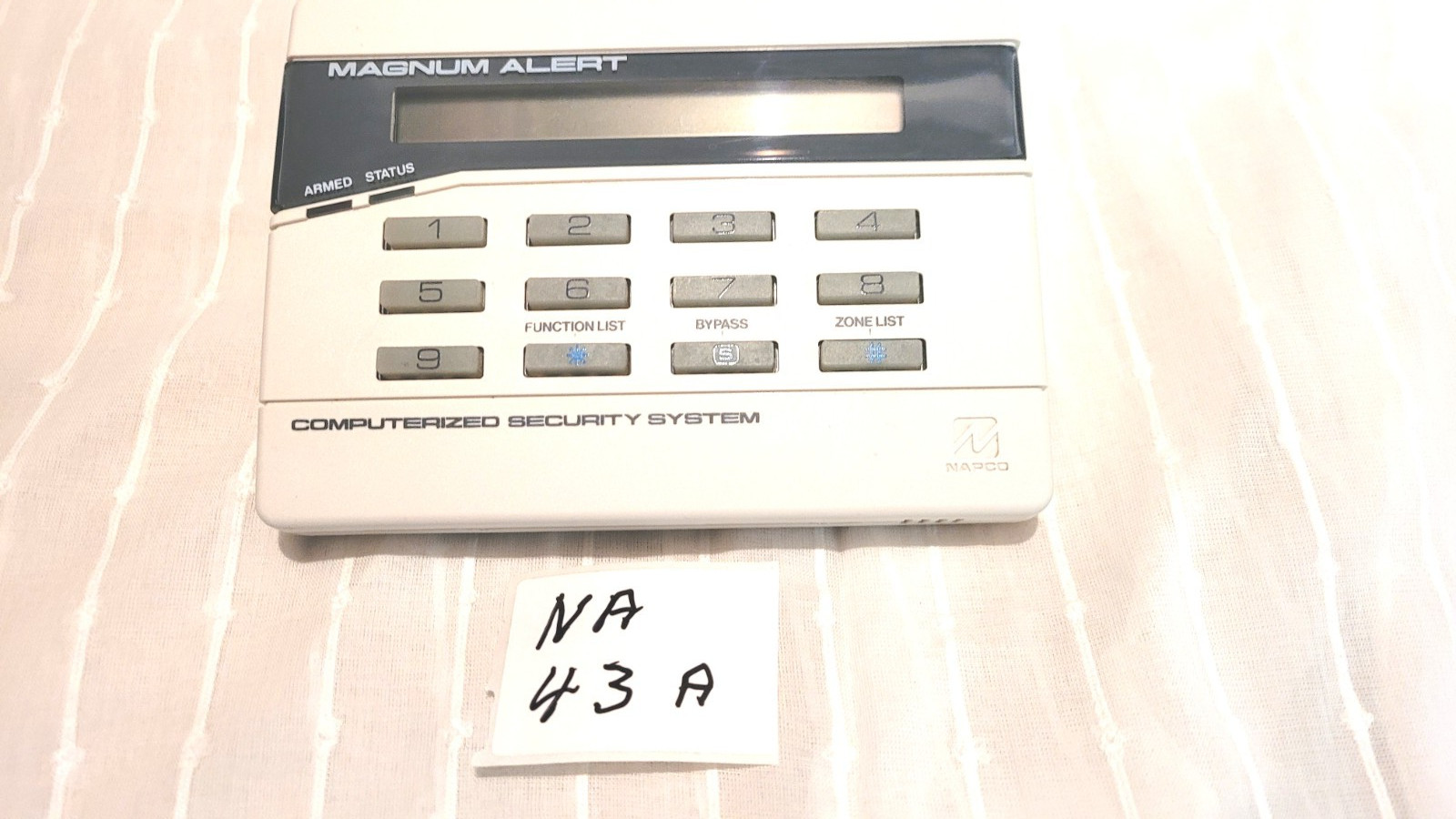 NAPCO KEYPAD RP-1000LCD ALPHA-NUMERIC NEW NOT IN BOX  + INSTRUCTIONS PRICE FOR 1