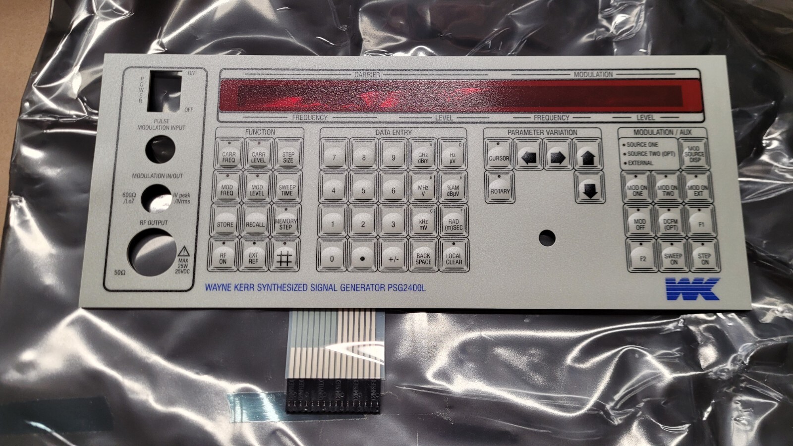 Wayne Kerr PSG2400L Synthesized Signal Generator Panel No.2