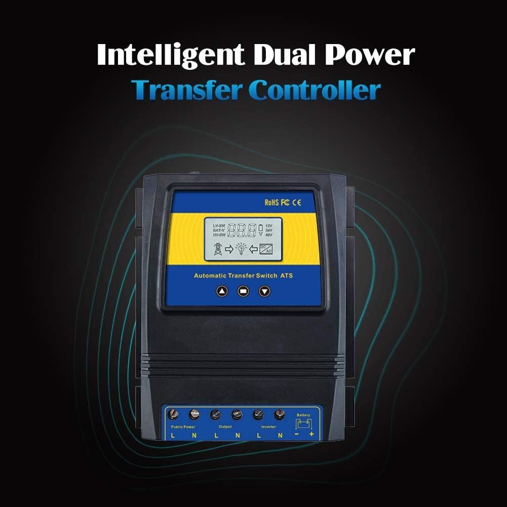 Automatic Dual Power Controller Transfer Switch for Off Grid Solar Wind System