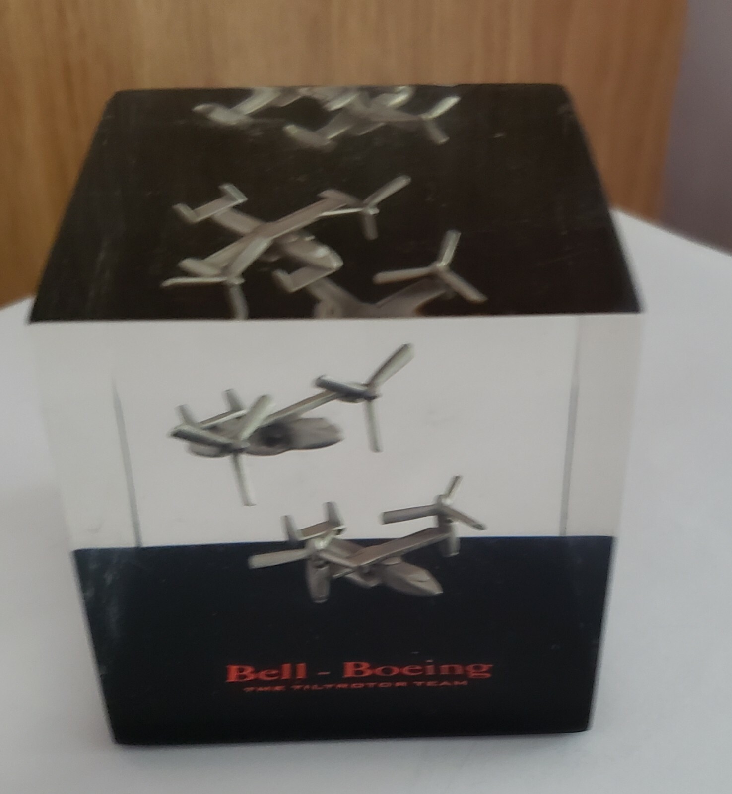 Miniature Bell - Boeing Tiltrotor Planes In Embedment from the 1980's Very Rare