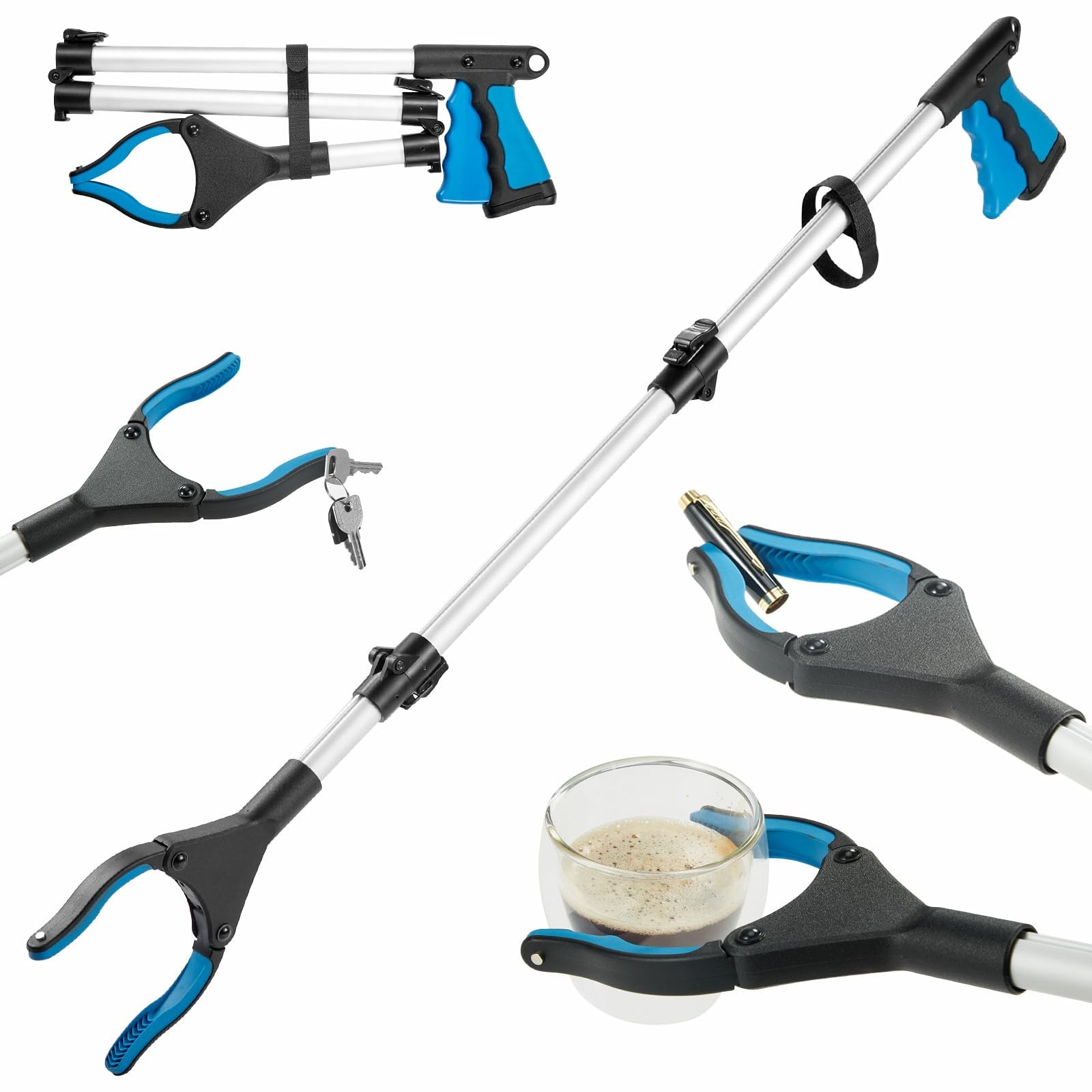 Jmlxiaoya Upgraded 36 - inch Grabber Reacher Tool, Grabbers for Seniors, Tras...