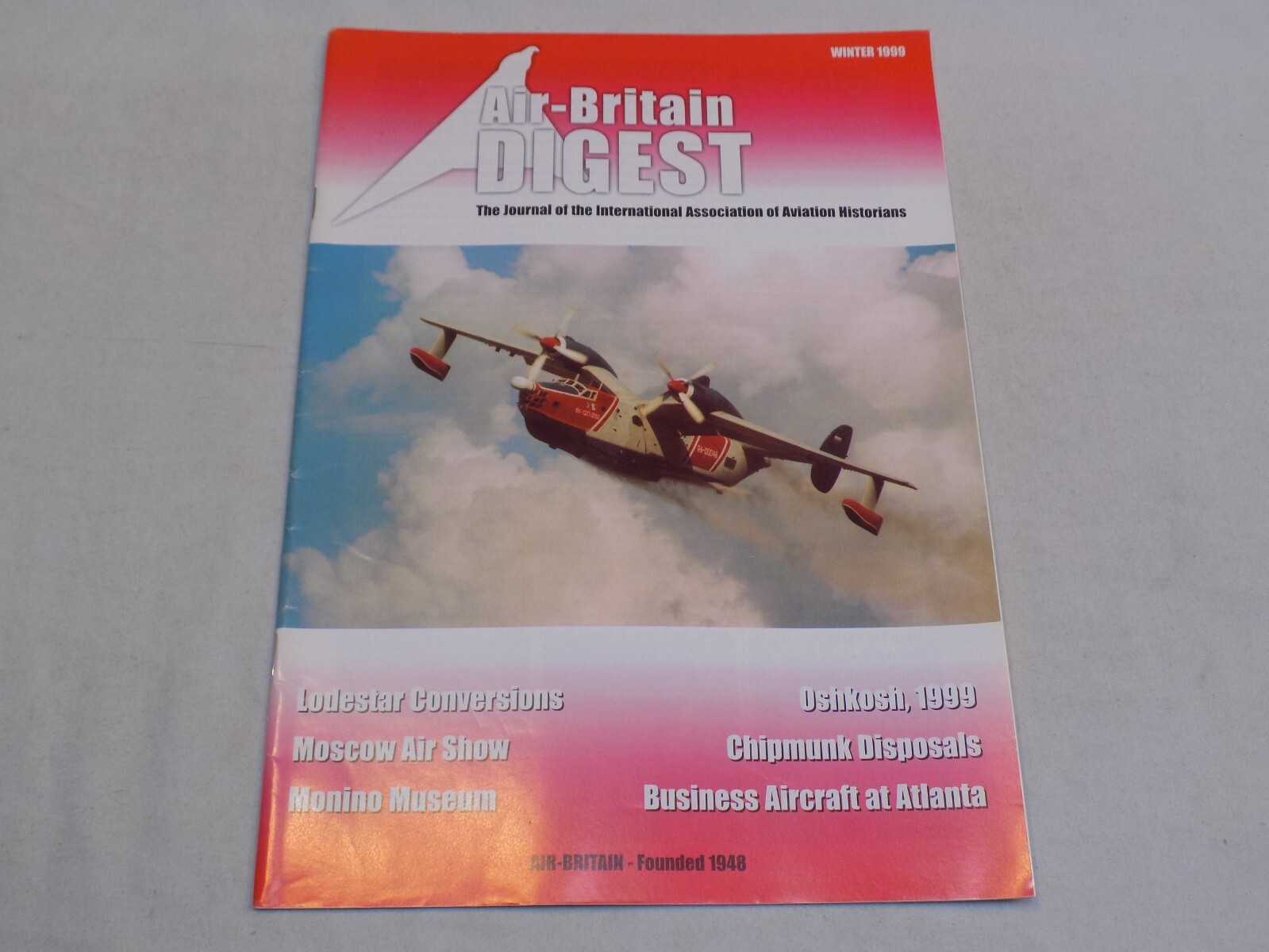 Air Britain Digest Magazine Winter 1999 Lodestar Conversion Moscow Monino Museum