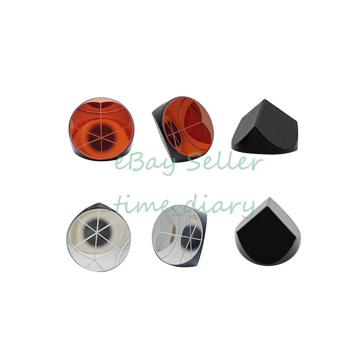12.7mm Prism Silver & Copper Coated Trihedral Retroreflector 0.5inch Corner Cube