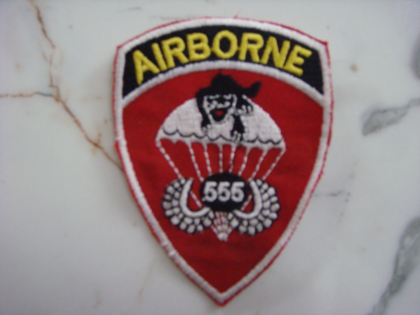 US ARMY 555th PARACHUTE INFANTRY BATTALION AIRBORNE PATCH