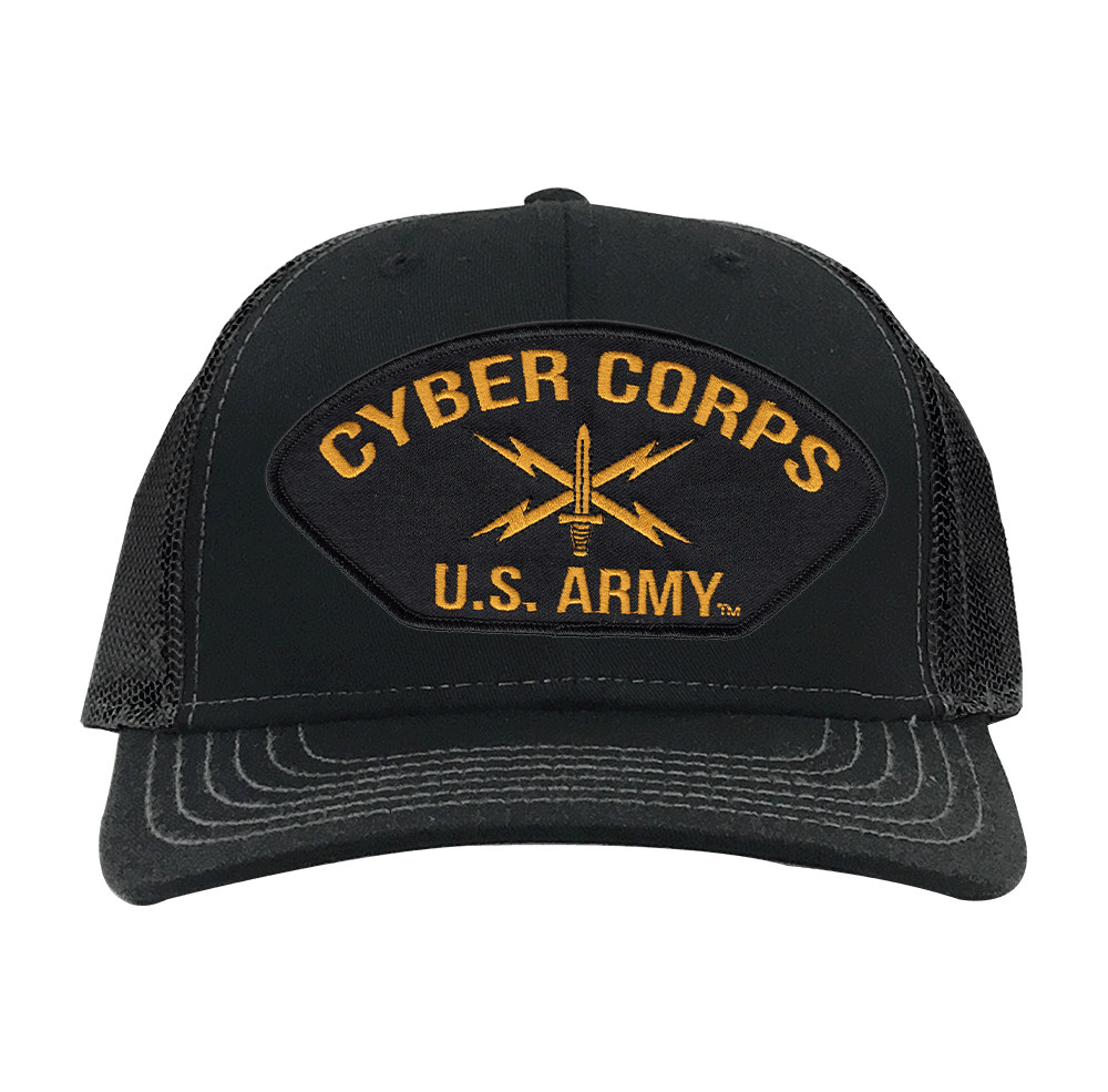 US Army Cyber Corps Mesh Ball Cap Officially Licensed