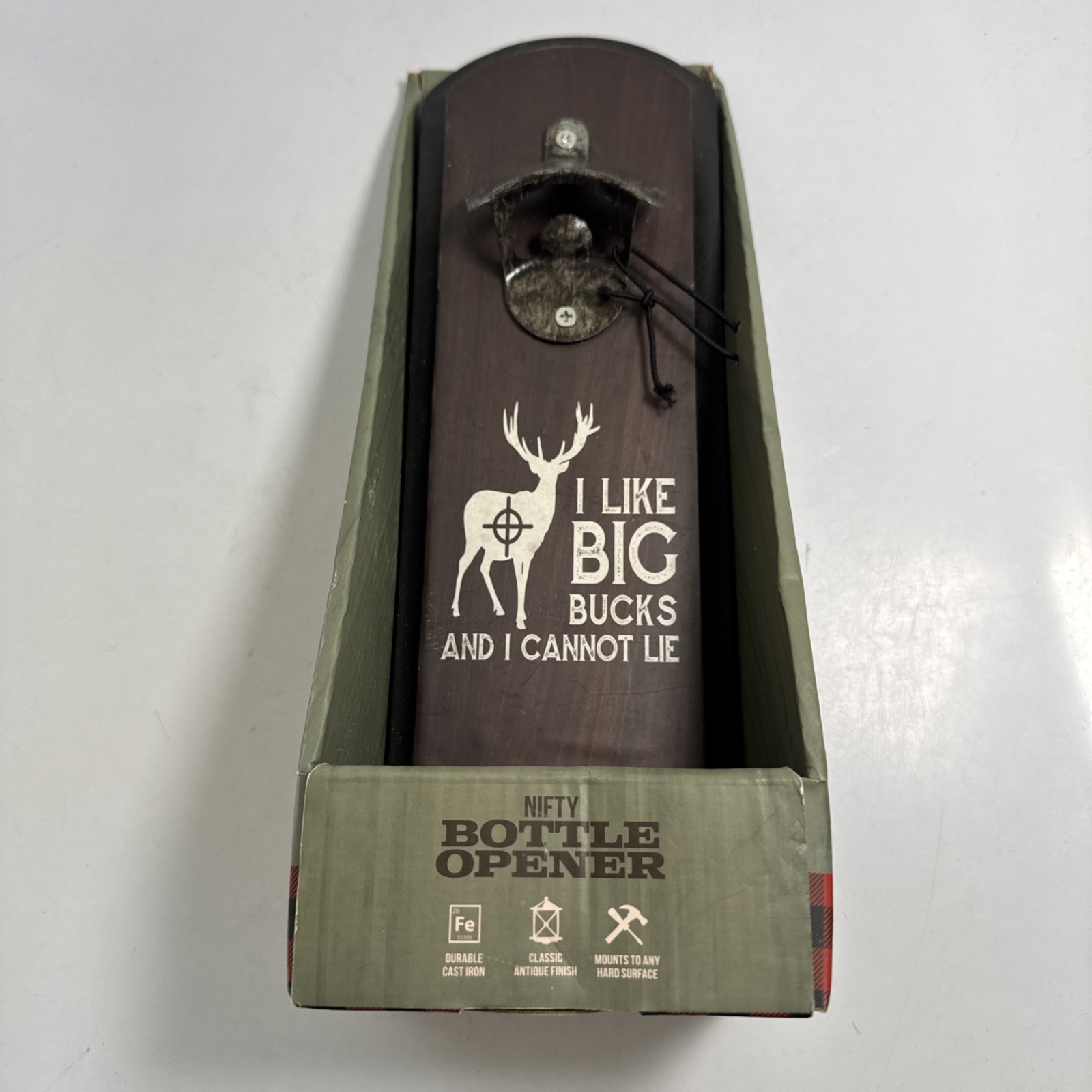 New Reward Lodge Nifty Bottle Opener I Like Big Bucks & I Cannot Lie Wembley