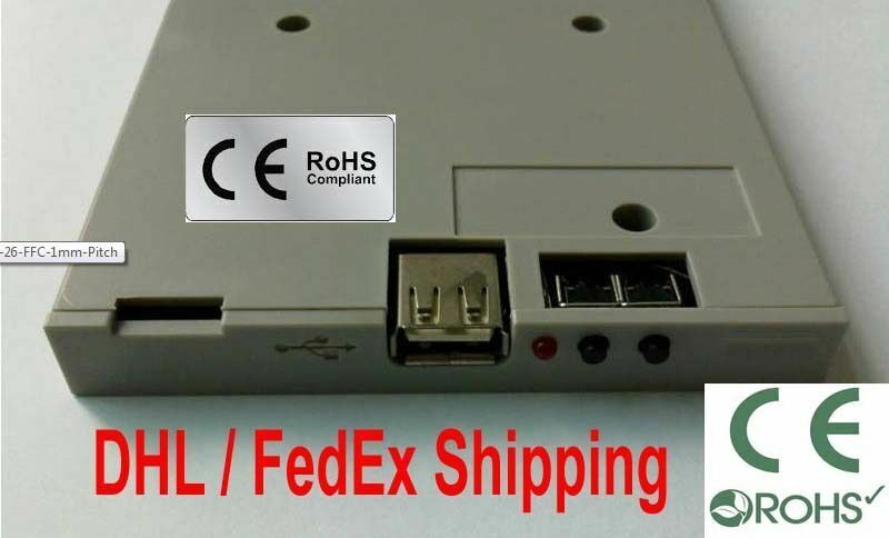 Floppy Drive Emulator for Barudan embroidery machine 720kb DD with 26 pin FFC