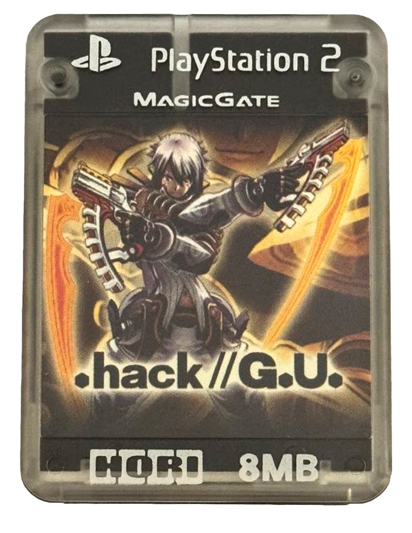 .Hack   G.U. Hori Magic Gate PS2 Memory Card PlayStation 2