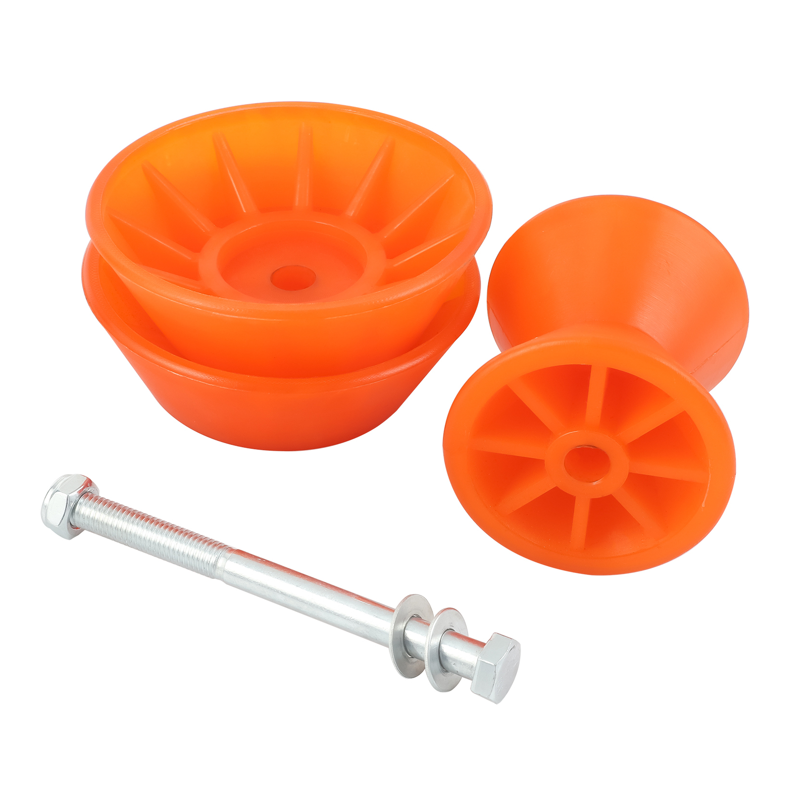 Boat Trailers 3.5" For Shoreland'r Polyurethane Bow Roller With Bells Bolt