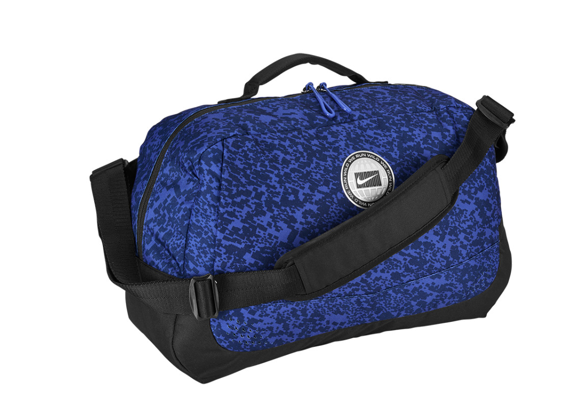 Nike Minimal Duffel Printed Bag 21L Unisex Astronomy Blue/Black/Black