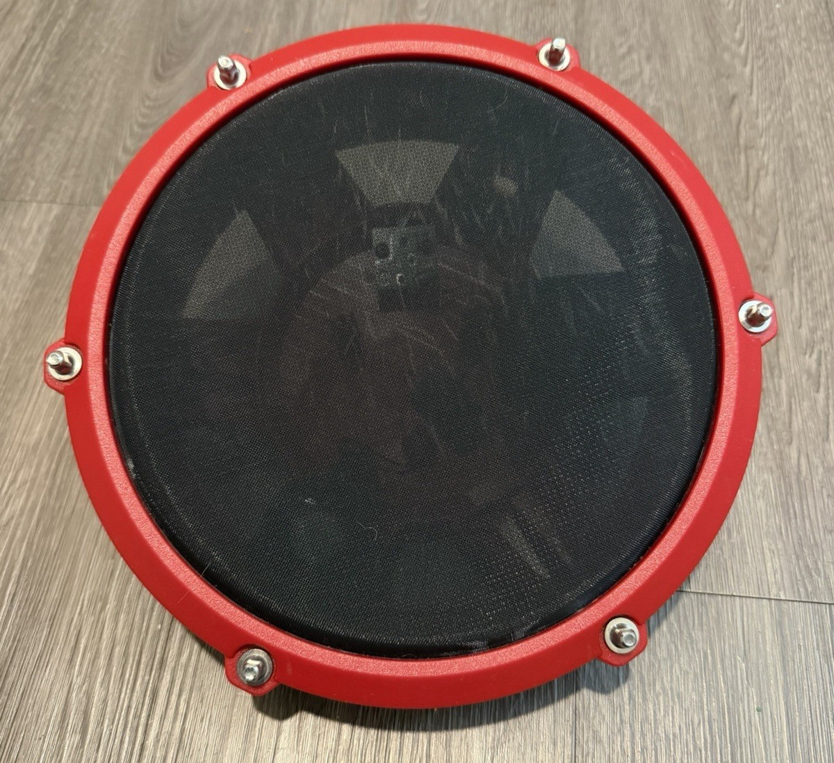 TESTED - Alesis Nitro MAX 8" Mesh Single Zone Electronic Tom Pad Red - C