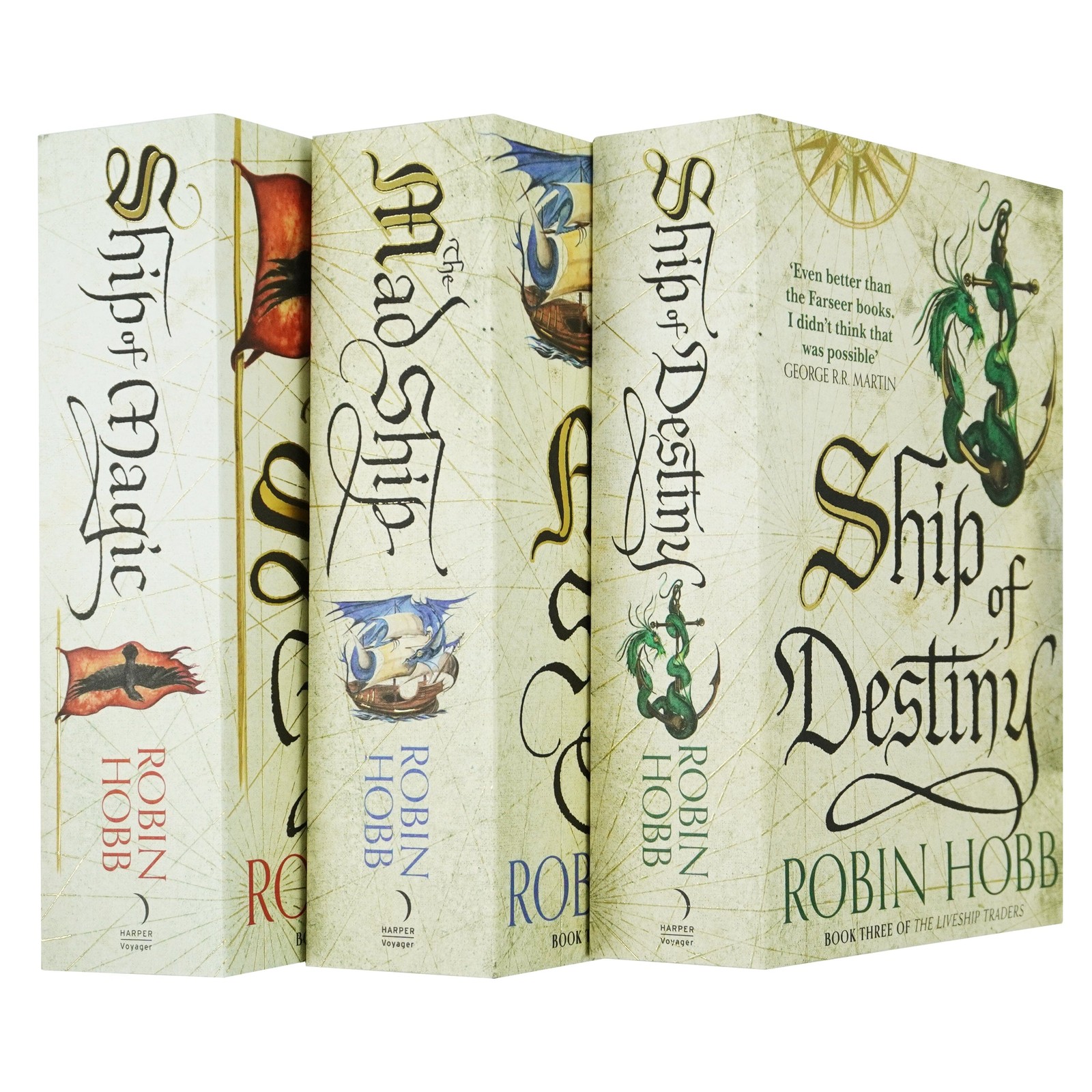 Liveship Traders Trilogy by Robin Hobb: 3 Books Set - Fiction - Paperback