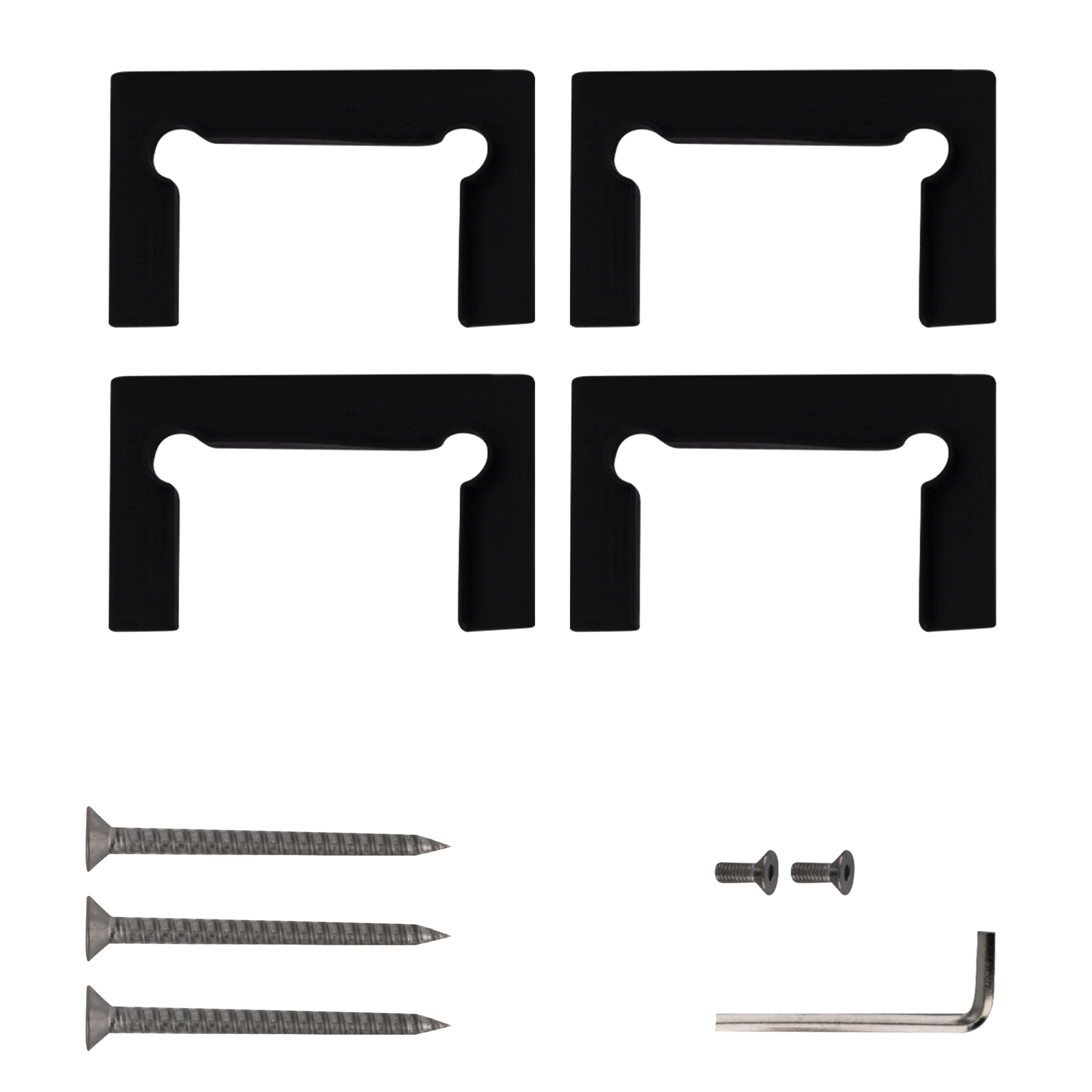 Matte Black Geneva 337 Series Adjustable Wall Mount Full Back Plate Hinge