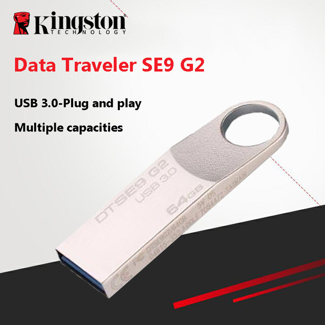 Kingston Silver DTSE9 G2 1GB USB 3.0 Flash Drive Memory Storage Pen Stick Device