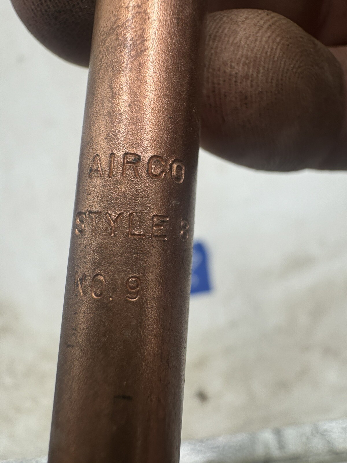 Airco Style 8 No 9 Welding Brazing Torch Tip