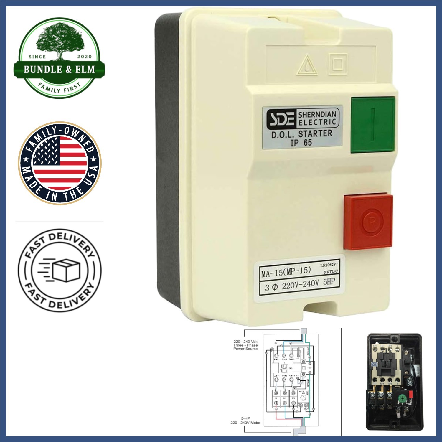 Touch Control Magnetic Switch, Durable Design for Equipment Overload Protection