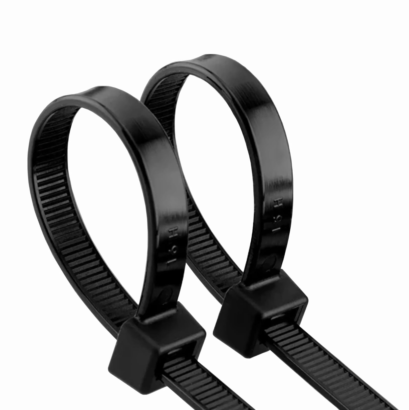 48 Inch Extra Long Heavy Duty Cable Ties, 12Piece UV Resistant Black Nylon Zi...