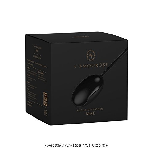 L`Amourose Black Diamonds Mae Bullet Compact Vibrator - New SEALED Package