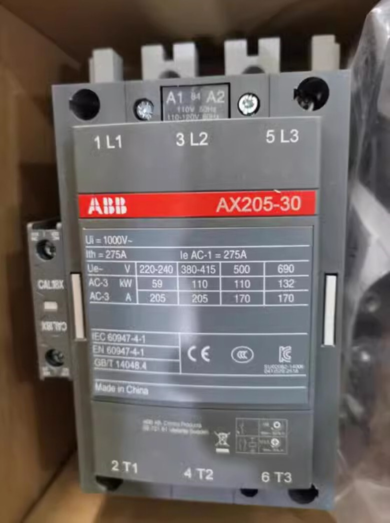 ABB AC contactorAX205-30-11 205A AC110V