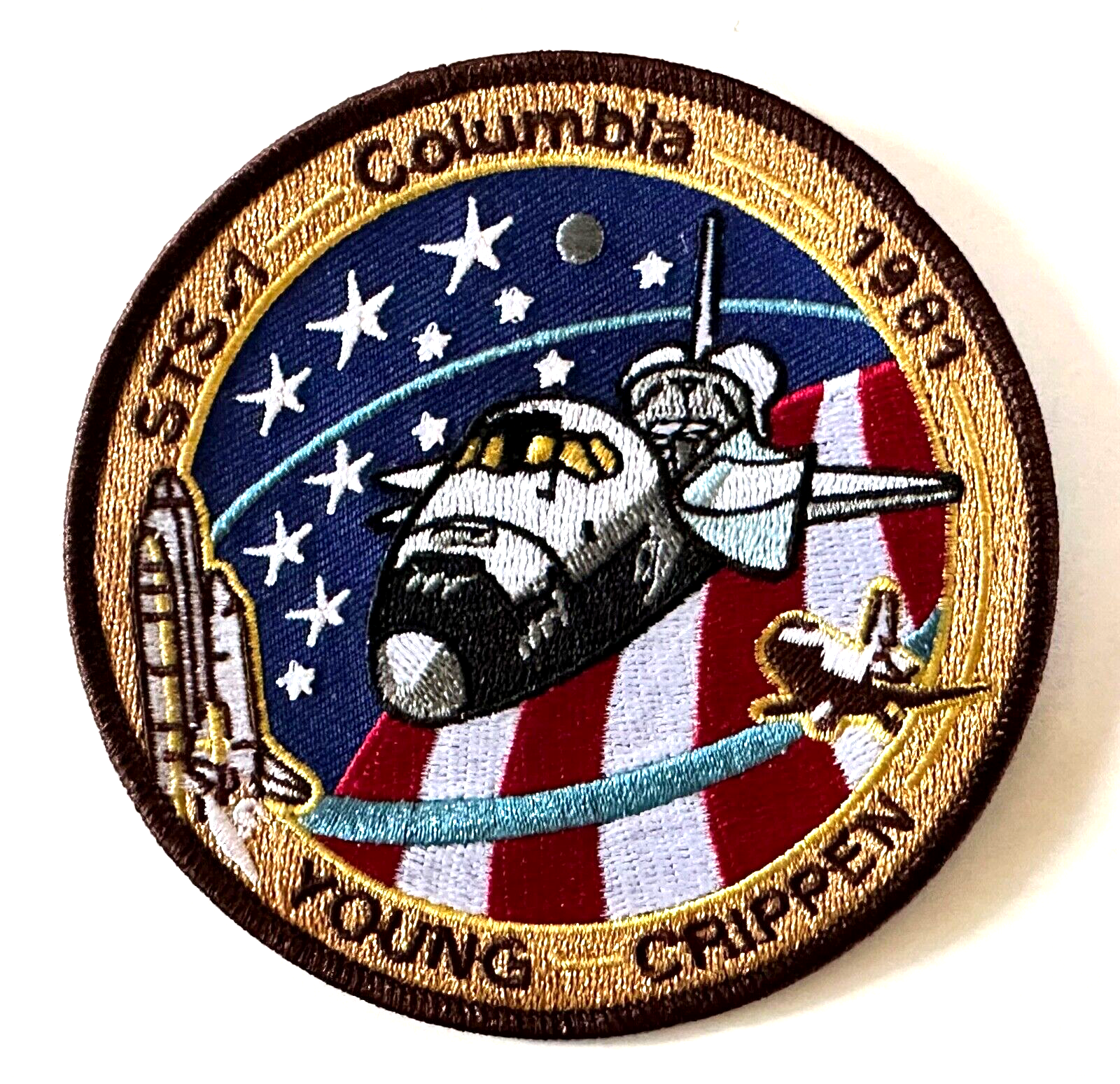 NASA...Columbia Space Shuttle..STS 1 ...First Mission... Patch + Decal
