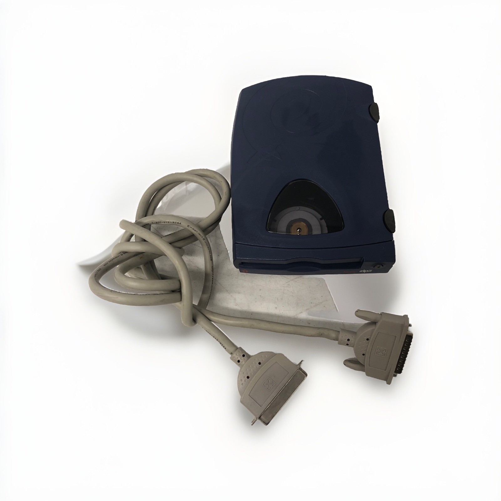 Iomega Zip 250 External Parallel Port Drive Z250P with Data Cable