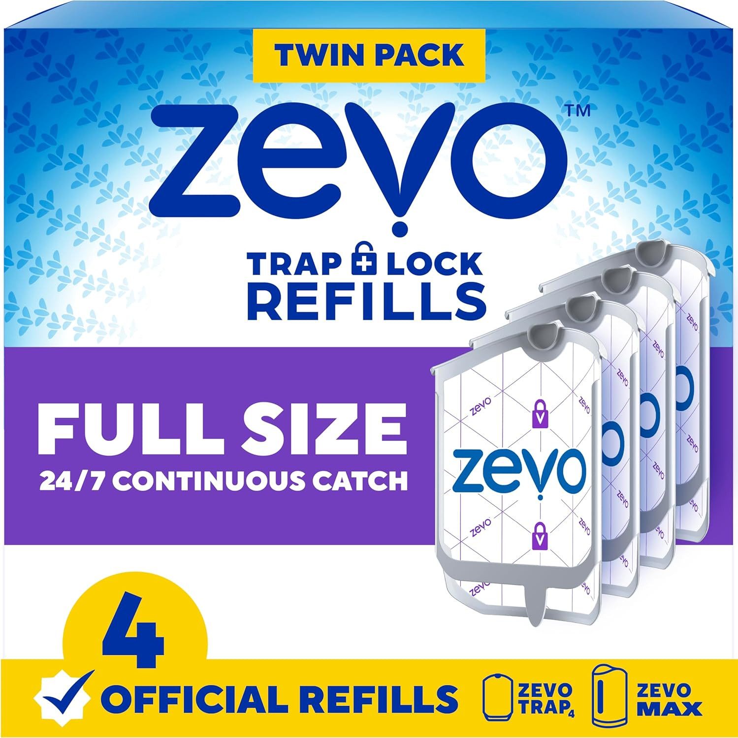 Flying Insect Trap Official Refill Cartridges - Fits Both  Trap & MAX Indoor Fly