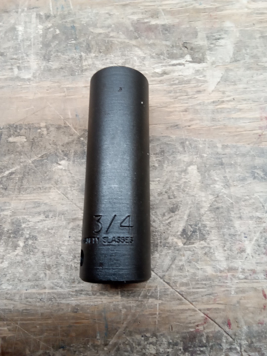 Proto J 7324HT 1/2" Drive Thin Wall Deep Impact Socket, 3/4", 6 Point